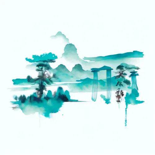 watercolor pine tree,landscape background,mountain scene,watercolor blue,lake tanuki,blue painting,hokkaido,watercolor background,pine trees,teal digital background,eibsee,japan landscape,small landscape,honzen-ryōri,kumano kodo,mountain landscape,japanese mountains,arashiyama,forest background,watercolor paint strokes