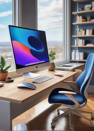 imacs,apple desk,blur office background,imac,deskpro,office chair,steelcase,desk,working space,ergonomic,office desk,deskjet,workstations,computer workstation,ergonomically,computable,wooden desk,macos,modern office,workspaces,Illustration,Realistic Fantasy,Realistic Fantasy 20