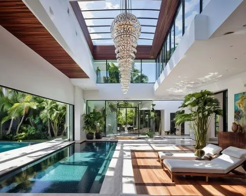 luxury home interior,interior modern design,tropical house,contemporary decor,modern decor,florida home,beautiful home,luxury home,dreamhouse,modern house,modern living room,luxury property,crib,pool house,atriums,sunroom,holiday villa,interior design,modern style,modern architecture,Illustration,Realistic Fantasy,Realistic Fantasy 24