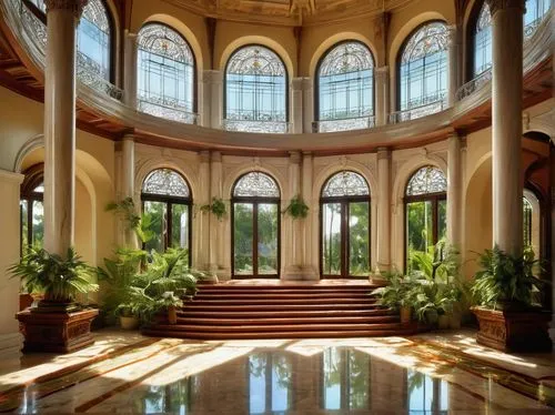 atriums,conservatory,atrium,orangery,gaylord palms hotel,lobby,marble palace,orangerie,philbrook,wintergarden,emirates palace hotel,amanresorts,foyer,cochere,rotunda,hall of nations,inside courtyard,winter garden,hotel lobby,rotundas,Art,Classical Oil Painting,Classical Oil Painting 42