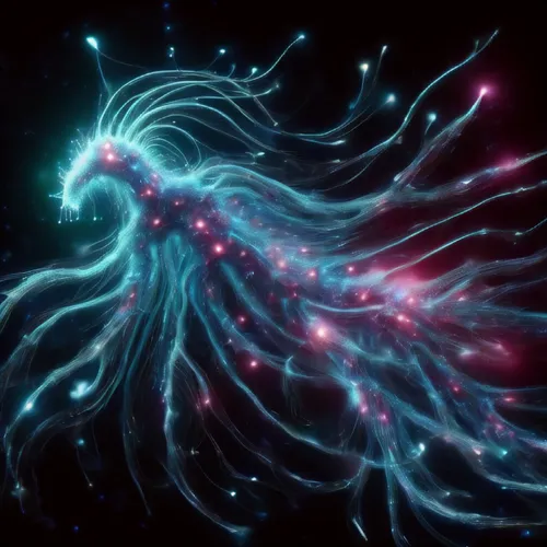 apophysis,deep sea nautilus,cnidaria,sea anemone,cnidarian,deep sea,box jellyfish,bioluminescence,star anemone,cephalopod,the zodiac sign pisces,jellyfishes,polyp,jellyfish,kraken,sea god,portuguese m