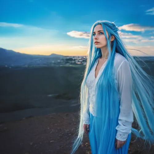 the snow queen,winterblueher,cosplay image,elven,blue enchantress,suit of the snow maiden,ice queen,elsa,white rose snow queen,celtic woman,fantasy woman,rem in arabian nights,white walker,aurora-falt