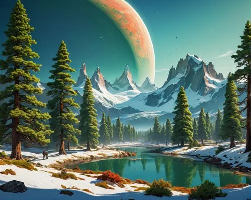 landscape background,nature background,lunar landscape,cartoon video game background,fantasy landscape,moon and star background,Conceptual Art,Sci-Fi,Sci-Fi 20