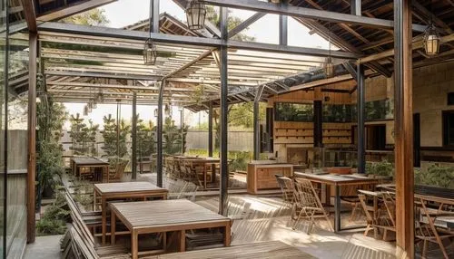 breakfast room,greenhouse,outdoor table and chairs,outdoor dining,pergola,frame house,kitchen garden,hahnenfu greenhouse,patio,a restaurant,garden design sydney,winter garden,alpine restaurant,tea gar