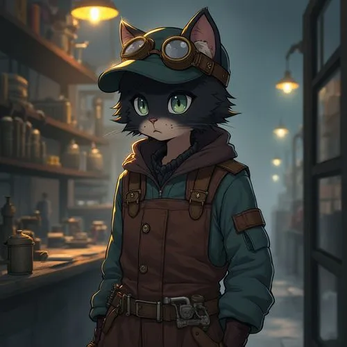 renko,tenko,shopkeeper,koigi,mechanic,kiro