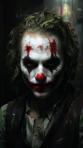 joker,it,creepy clown,scary clown,horror clown,clown,jigsaw,ledger,full hd wallpaper,face paint,trickster,ronald,rorschach,without the mask,hatter,saw,the make up,photoshop manipulation,rodeo clown,face painting