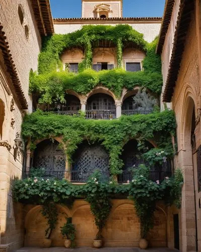 Valencia Spain, ancient cityscape, ornate Gothic cathedrals, intricate stone carvings, Baroque palaces, grand arches, colorful ceramic tiles, Moorish influences, narrow cobblestone streets, ornamental