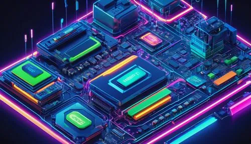 80's design,neon,neon arrows,neon ghosts,neon colors,abstract retro,neon coffee,computer art,wavevector,samsung wallpaper,neon light,synth,processor,tetris,graphic card,neons,computer graphic,technicolor,retro background,amoled,Conceptual Art,Sci-Fi,Sci-Fi 28