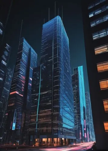 cybercity,skyscraper,skyscrapers,the skyscraper,skyscraping,cybertown,ctbuh,metropolis,city at night,highrises,supertall,urbis,urban towers,megacorporations,oscorp,high rises,cyberport,shinjuku,megacorporation,lexcorp,Illustration,Retro,Retro 16