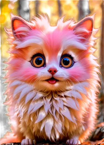 pink cat,cartoon cat,himalayan persian,cute cat,kittenish,birman,blue eyes cat,cat with blue eyes,pomeranian,mogwai,murgatroyd,ragdoll,furgal,little cat,breed cat,miqati,poupard,blossom kitten,minurcat,cat look,Conceptual Art,Fantasy,Fantasy 24