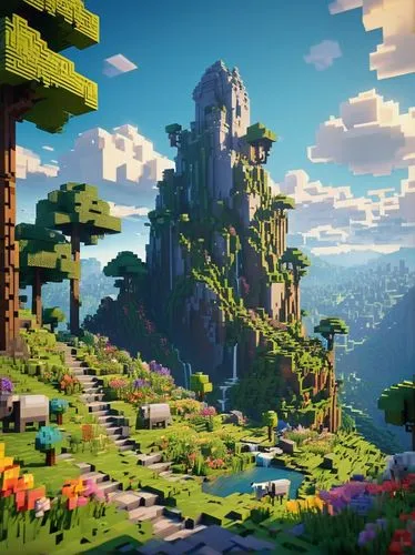 mushroom landscape,meteora,mushroom island,mountain world,fairy village,3d fantasy,valley,fairy chimney,fantasy landscape,bird kingdom,mountain valley,fairy world,high landscape,an island far away landscape,mountainous landscape,green valley,oasis,building valley,peninsula,fantasy world,Art,Artistic Painting,Artistic Painting 49