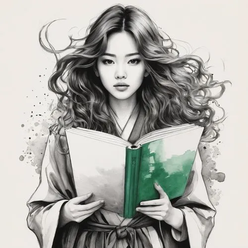 chuseok,bibliophile,hanfu,spellbook,hanbok,kommuna,Art,Artistic Painting,Artistic Painting 24