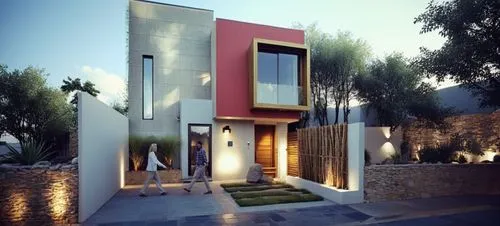 cubic house,modern house,vivienda,3d rendering,modern architecture,residencial,Photography,General,Realistic