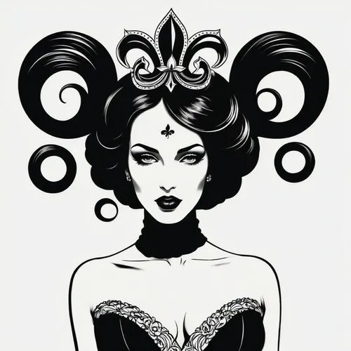 art deco woman,burlesques,baroness,villainess,rosson,countess,Illustration,Vector,Vector 14