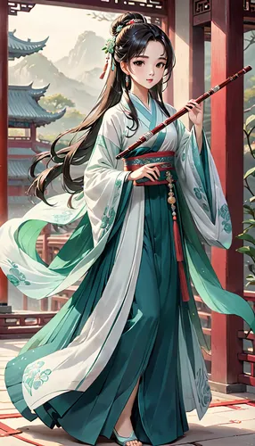 wuchang,yi sun sin,hanbok,oriental princess,mulan,oriental painting,xing yi quan,mukimono,goki,chinese art,shuanghuan noble,hwachae,zui quan,bamboo flute,oriental girl,geisha,junshan yinzhen,xun,tai qi,spring festival,Anime,Anime,General