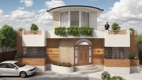 build by mirza golam pir,3d rendering,residential house,two story house,model house,new housing development,house with caryatids,stucco wall,exterior decoration,renovation,core renovation,private house,garden elevation,modern house,islamic architectural,luxury property,townhouses,luxury real estate,landscape design sydney,riad