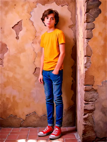 photo shoot with edit,boy model,ektachrome,young model istanbul,yellow brick wall,yellow background,portrait background,gavroche,kodachrome,brick background,matteo,children's photo shoot,photo session in torn clothes,damiano,arnau,elio,boys fashion,cardboard background,vintage boy,lubitel 2,Illustration,Realistic Fantasy,Realistic Fantasy 42