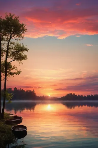 incredible sunset over the lake,evening lake,beautiful lake,easter sunrise,tranquility,atmosphere sunrise sunrise,pink dawn,spring lake,calm waters,beautiful landscape,mountainlake,calm water,landscapes beautiful,daybreak,south carolina,peacefulness,landscape background,lakeside,morning sunrise,landscape photography,Photography,Documentary Photography,Documentary Photography 35