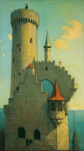 castle keep,knight's castle,summit castle,peter-pavel's fortress,castle,castel,medieval castle,templar castle,citadel,castelo,castle of hunedoara,castles,korchagin,galata tower,city walls,press castle,suaudeau,castle wall,topkapi,old castle,Art,Classical Oil Painting,Classical Oil Painting 44