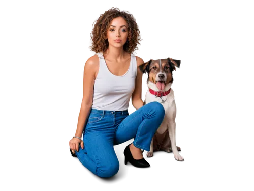 jeans background,girl with dog,portrait background,dog photography,imbruglia,mitzeee,my dog and i,tazi,enza,stoessel,petka,pepita,chebli,mapei,nicodemou,saana,nelli,ziva,zella,denim background,Illustration,Realistic Fantasy,Realistic Fantasy 36