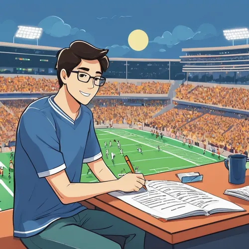 sports commentator,sports game,soccer-specific stadium,game illustration,stadium falcon,baseball drawing,announcer,connectcompetition,writing articles,flat blogger icon,national football league,gridiron football,sports fan accessory,blogger icon,nfl,international rules football,samcheok times editor,write a review,terms of contract,canadian football,Illustration,Japanese style,Japanese Style 06