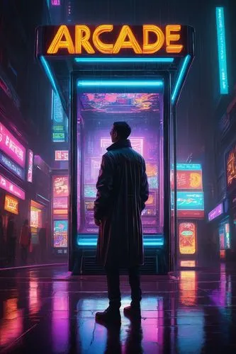 arcade,arcades,arcade games,decade,forcade,kinkade,cyberpunk,arcading,arcadia,neon arrows,axelrad,ac,arcadian,bladerunner,futurepop,hd wallpaper,80's design,4k wallpaper,escapades,would a background,Conceptual Art,Daily,Daily 22