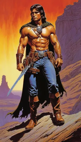 barbarian,hercules,minotaur,he-man,warlord,wind warrior,fantasy warrior,thundercat,hercules winner,warrior east,lone warrior,dane axe,genghis khan,male character,swordsman,the warrior,viking,greyskull,wolverine,macho,Illustration,American Style,American Style 07