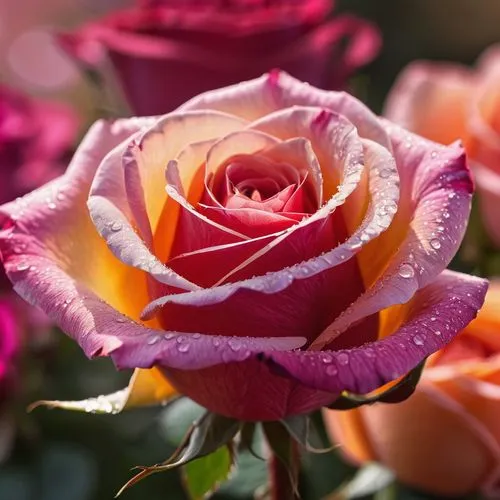 colorful roses,peach rose,bicolor rose,noble roses,romantic rose,scented rose,Photography,General,Commercial