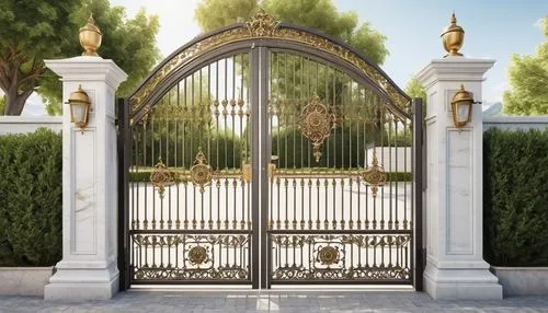 gated,gates,fence gate,front gate,metal gate,iron gate,gate,garden door,ornamental dividers,wood gate,entrances,entrada,gateway,portal,farm gate,entry,heaven gate,stone gate,tori gate,iron door,Photography,General,Realistic