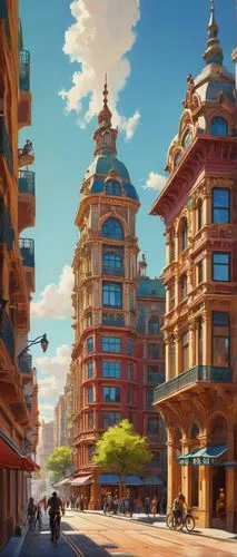 shanghai disney,beautiful buildings,saigon,harbin,baku,hankou,alexandria,moc chau hill,dubailand,dragon palace hotel,qingdao,city buildings,imageworks,citadels,chinatown,haikou,fantasy city,varsavsky,konietzko,asian architecture,Conceptual Art,Fantasy,Fantasy 18