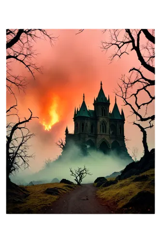 ghost castle,haunted castle,haunted cathedral,halloween frame,witch's house,fairy tale castle,witch house,castle of the corvin,fantasy landscape,fantasy picture,haunted house,halloween background,the haunted house,day of the dead frame,fairytale castle,blood church,necropolis,halloween border,ruined castle,mortuary temple,Photography,Artistic Photography,Artistic Photography 12