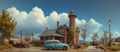 disneyland park,street scene,the disneyland resort,aurora village,car hop,popeye village,shanghai disney,background image,amusement park,disneyland paris,cartoon video game background,resort town,seas