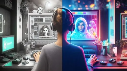 triptych,holograms,jukeboxes,hyperreality,computer art,computer graphics