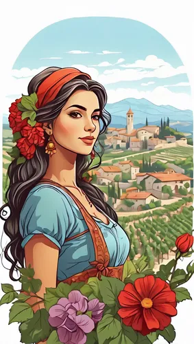 tuscan,volterra,viticulture,taormina,winemaker,montepulciano,lacerta,modena,apulia,florentine,wine region,piemonte,game illustration,artemisia,sultana,rosella,calabria,bella rosa,matera,rose flower illustration