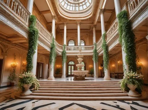 syon park,archly,saint george's hall,cochere,wedding hall,entrance hall,marble palace,teylers,neoclassical,stormont,ickworth,hermitage,nostell,atriums,royal interior,farmleigh,palatial,threadneedle,foyer,concertgebouw,Illustration,Realistic Fantasy,Realistic Fantasy 12