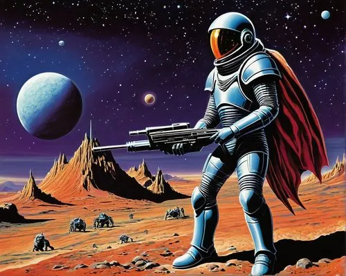 dreadstar,spaceguard,spacemen,micronauts,moonman,ultraman,magneto-optical disk,spacesuit,martian,eternia,deodato,spacewar,mission to mars,spaceman,moebius,kuenzer,uncredited,robotron,spacefarers,barsoom,Conceptual Art,Sci-Fi,Sci-Fi 20