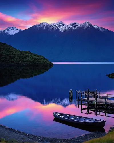 new zealand,south island,newzealand nzd,north island,beautiful lake,incredible sunset over the lake,nz,evening lake,lake taupo,landscapes beautiful,mt cook,beautiful landscape,purple landscape,tongariro,mountain lake,new zealand dollar,splendid colors,mount taranaki,high mountain lake,lake mcdonald,Conceptual Art,Daily,Daily 10