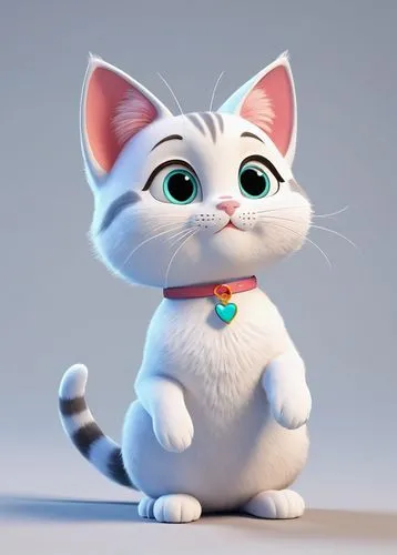 cute cartoon character,cute cat,cartoon cat,cute cartoon image,agnes,cat vector,little cat,funny cat,tom cat,doll cat,scottish fold,blue eyes cat,cat,cat image,olaf,white cat,kitty,calico cat,she-cat,cute,Unique,3D,3D Character