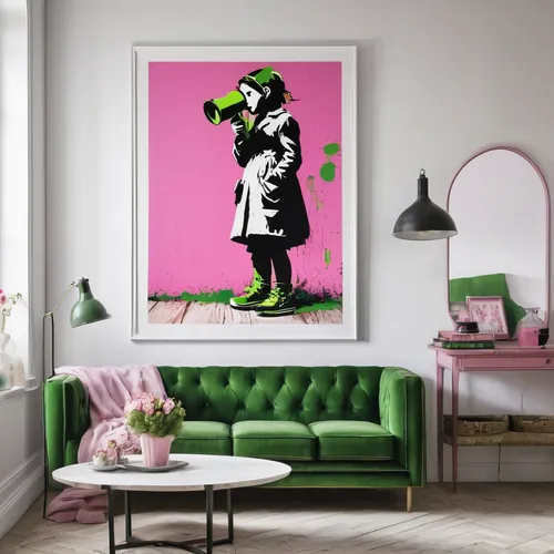 modern decor,watermelon painting,pink green,popart,wall sticker,pink large,effect pop art,the pink panther,cool pop art,pink vector,pink panther,peony frame,pop art style,interior decor,man in pink,contemporary decor,nursery decoration,abstract cartoon art,wall decor,pink lady,Conceptual Art,Graffiti Art,Graffiti Art 12