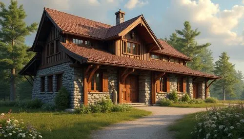 wooden house,summer cottage,country cottage,house in the forest,log cabin,cottage,small cabin,log home,the cabin in the mountains,country house,traditional house,little house,danish house,home landscape,forest house,small house,beautiful home,house in mountains,house in the mountains,wooden houses,Photography,General,Realistic