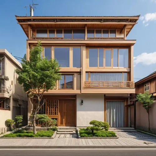 ryokans,ryokan,wooden house,wooden facade,nakashima,asian architecture,kanazawa,shiota,kurashiki,residential house,japanese style,machiya,hideyoshi,mizutori,kurimoto,two story house,naqura,nishihara,kasamatsu,suzano,Photography,General,Realistic