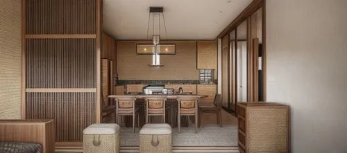 japanese-style room,ryokan,travel trailer,mid century house,railway carriage,under-cabinet lighting,kitchen design,hallway space,mid century modern,restored camper,room divider,contemporary decor,houseboat,japanese architecture,cabin,modern kitchen interior,japanese-style,cabinetry,interior modern design,house trailer,Interior Design,Kitchen,Tradition,Aisan Traditional 4