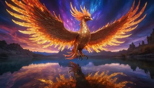 pheonix,uniphoenix,phoenixes,firebird,phoenix,phenix,Illustration,Realistic Fantasy,Realistic Fantasy 02