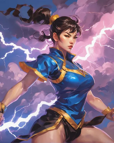 monsoon banner,bolts,lightning bolt,wonderwoman,goddess of justice,wind warrior,lightning,wonder woman,female warrior,thunderbolt,fantasy woman,lasso,wonder woman city,wonder,lightning storm,sprint woman,thunder,super heroine,blue enchantress,mulan,Conceptual Art,Oil color,Oil Color 18