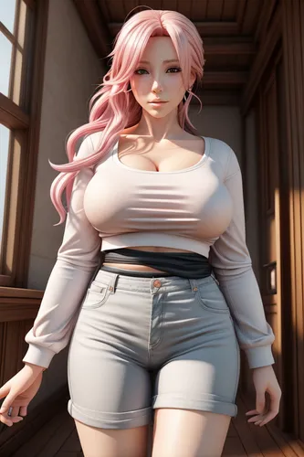 3d model,rose quartz,3d rendered,honmei choco,3d render,3d figure,sakura mochi,plus-size model,guava,anime 3d,烧乳鸽,gradient mesh,medusa,sakura,peach,hefty,kotobukiya,b3d,plus-size,lychee