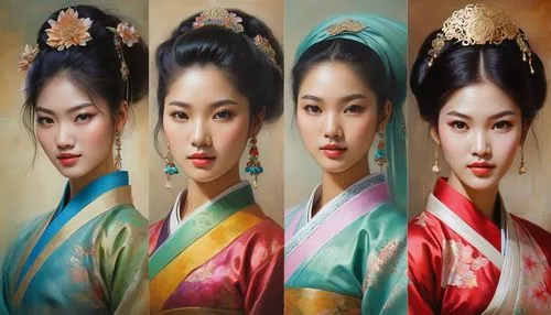 arhats,geishas,oriental painting,korean culture,geisha,empresses,orientals,geisha girl,oriental princess,maiko,chuseok,inner mongolian beauty,geiko,sichuanese,oriental girl,goryeo,asias,japanese art,hanfu,oriental,Conceptual Art,Daily,Daily 32