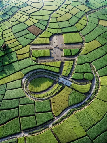 ireland,maze,yamada's rice fields,rice fields,rice paddies,green fields,terraced,rice terrace,rice terraces,the rice field,ricefield,meanders,rice field,northern ireland,farmland,fields,yorkshire,terraces,aerial landscape,farmlands