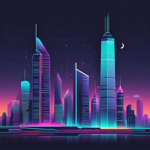 dubai,doha,cityscape,city skyline,colorful city,wallpaper dubai,city at night,burj,80's design,shanghai,dhabi,skyscrapers,qatar,fantasy city,dusk background,dubai marina,abu dhabi,skyline,burj khalifa,city blocks,Illustration,Black and White,Black and White 04