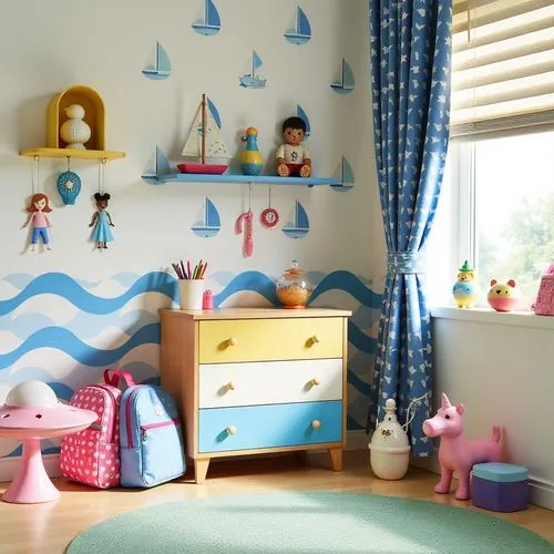 kids room,children's bedroom,baby room,children's room,the little girl's room,nursery decoration