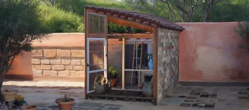 house painting,provencal life,clay house,holiday home,exterior decoration,woman house,small house,garden buildings,the water shed,san pedro de atacama,miniature house,corten steel,garden shed,photo pa